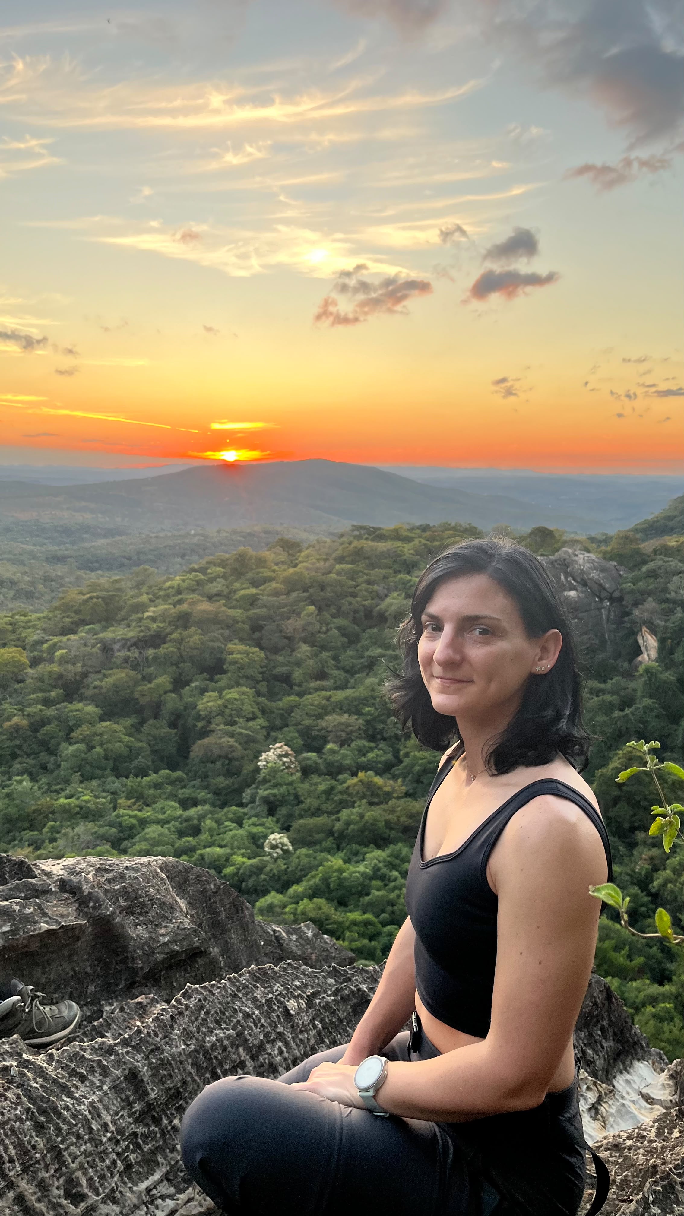 Foto de escalada enviada por Por do sol na Serra do Cipó